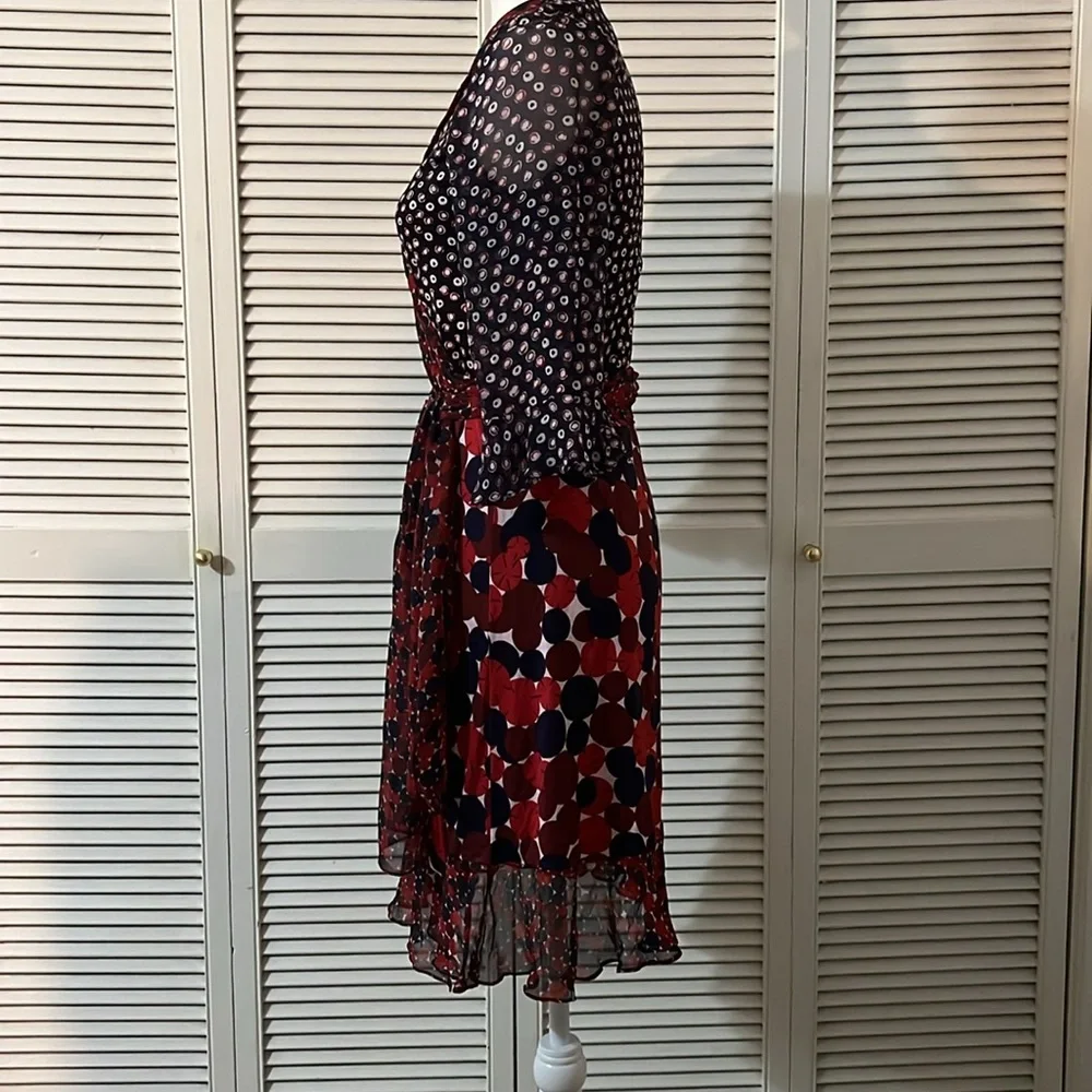 Diane von Furstenberg DVF Nieves Scarf Wrap Dress Size 8 - Picture 6 of 8
